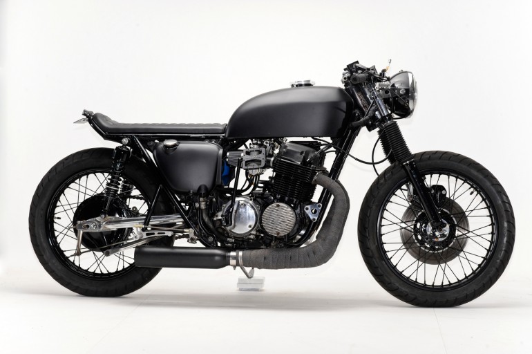 1973 CB750 Ebony by Steel Bent Customs