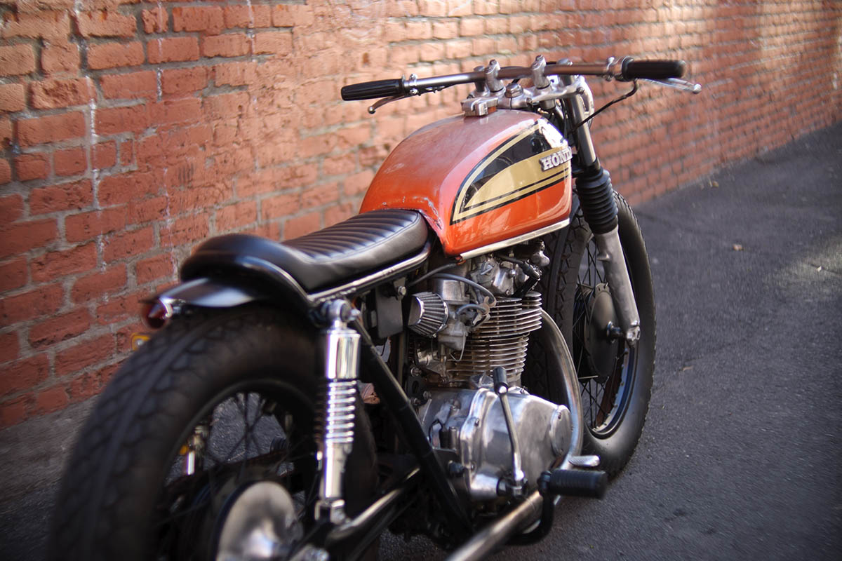 1974 CB450 Rusty by Holiday Customs